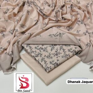 Dhanak jacquard (Bin saeed )